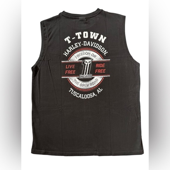 Harley-Davidson Other - Harley Davidson T Town Tuscaloosa, AL Men’s XL sleeveless T shirt